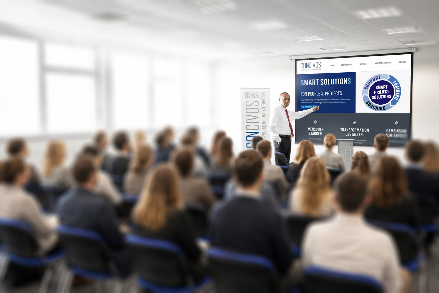 Seminare. Menschen in bewegung. Transformation